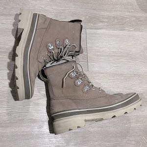 Sorel Lennox Waterproof Street Boot Taupe